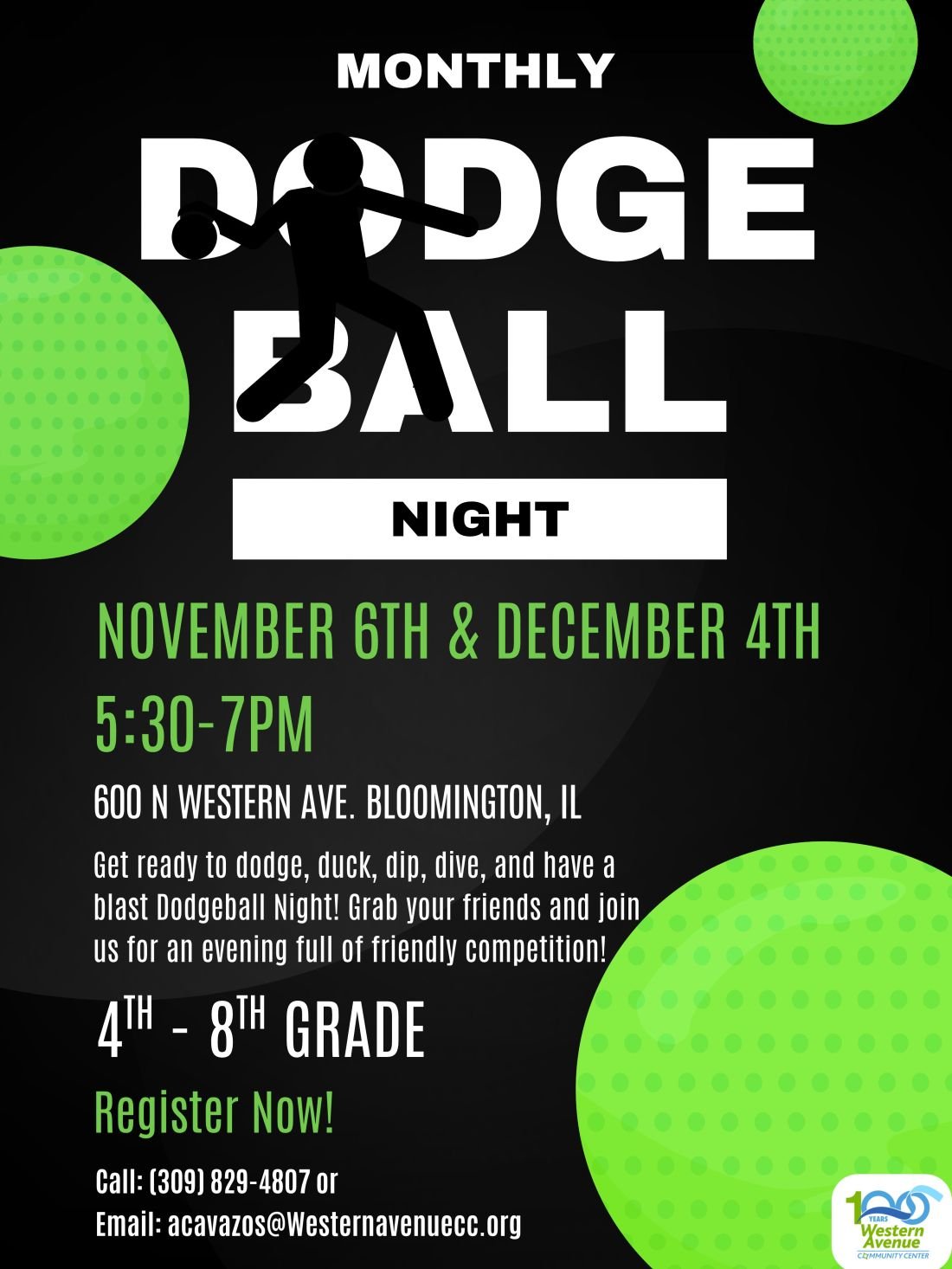 Dodgeball Night November  December